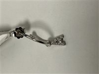 Mono orecchino Bolzoni in Oro bianco Diamante 0.02 Ct BO0408-A-MONO - BO0408-A-MONO